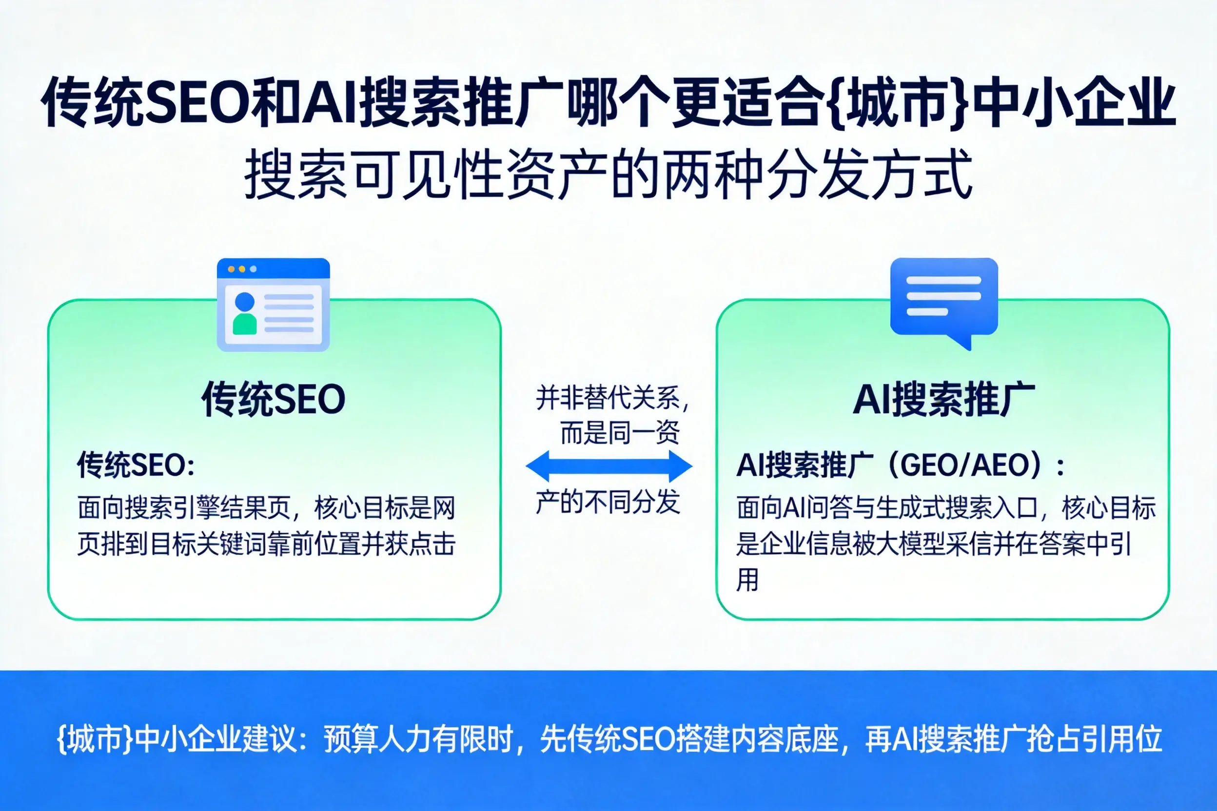 传统SEO和AI搜索推广哪个更适合塔城中小企业