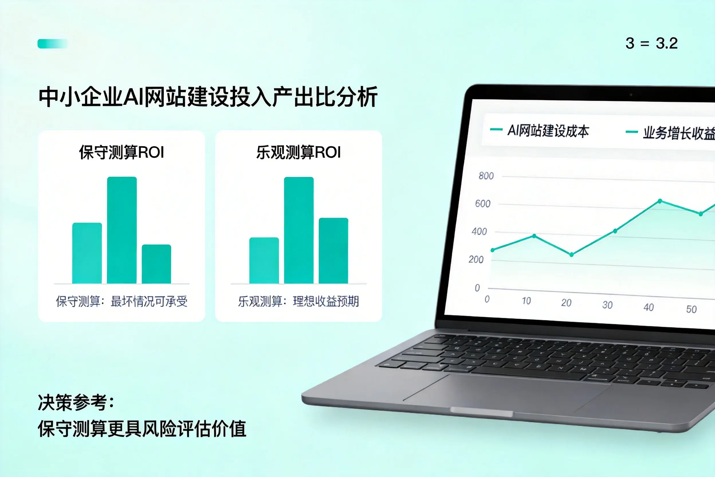 塔城中小企业AI网站建设投入产出比怎么算?先看这份分析