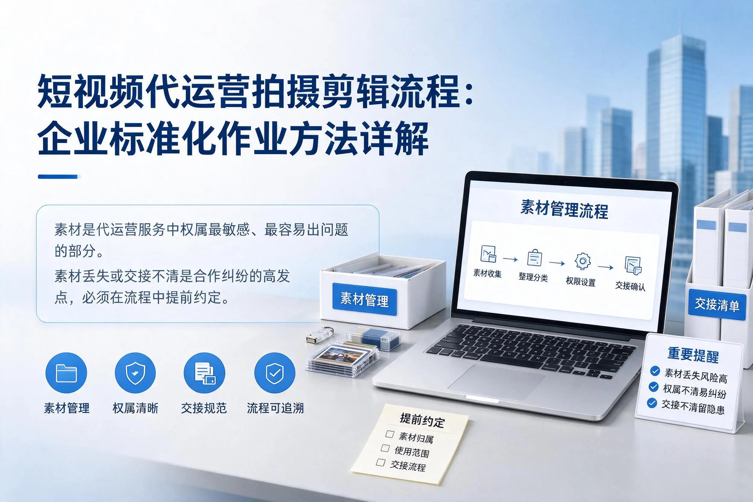 短视频代运营拍摄剪辑流程：塔城企业标准化作业方法详解