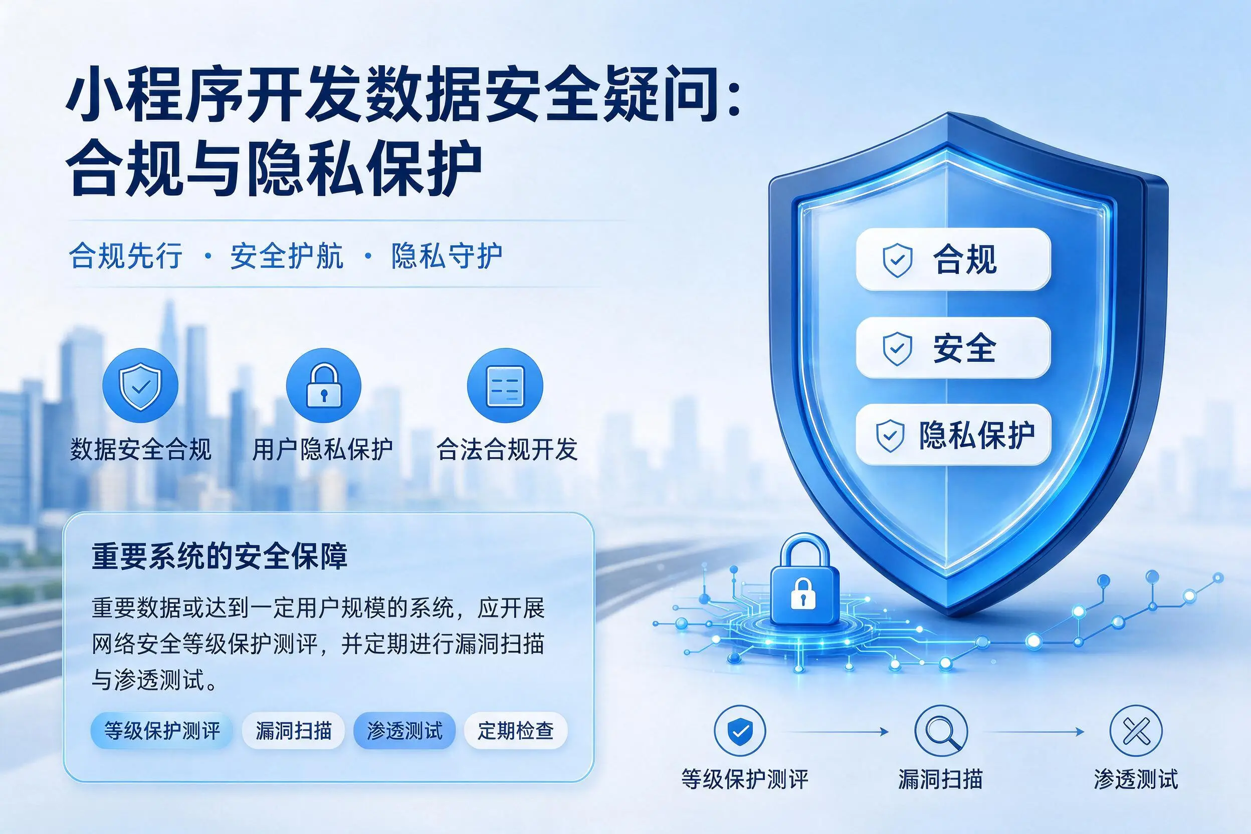 塔城小程序开发数据安全疑问：合规与隐私保护