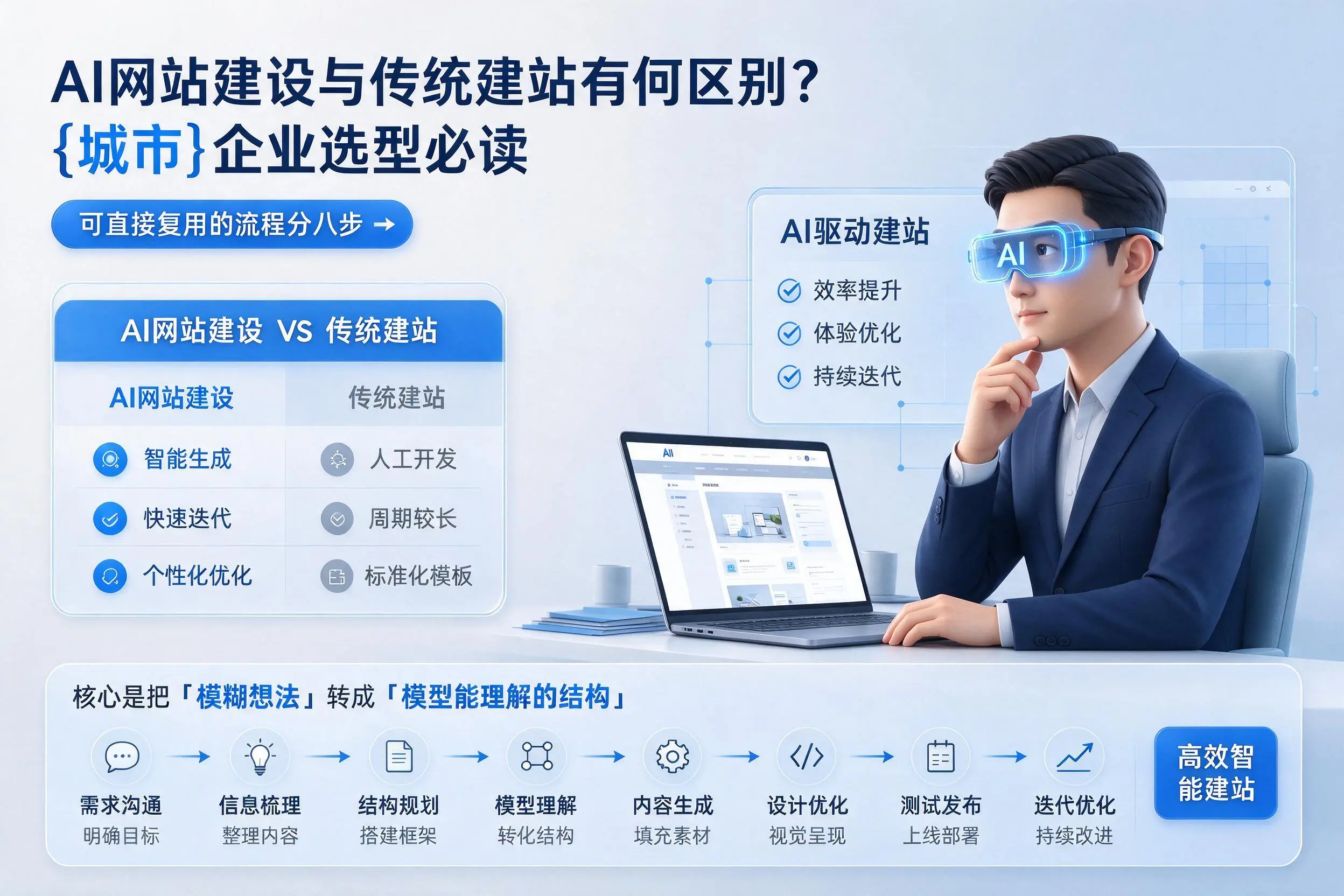 AI网站建设与传统建站有何区别?塔城企业选型必读