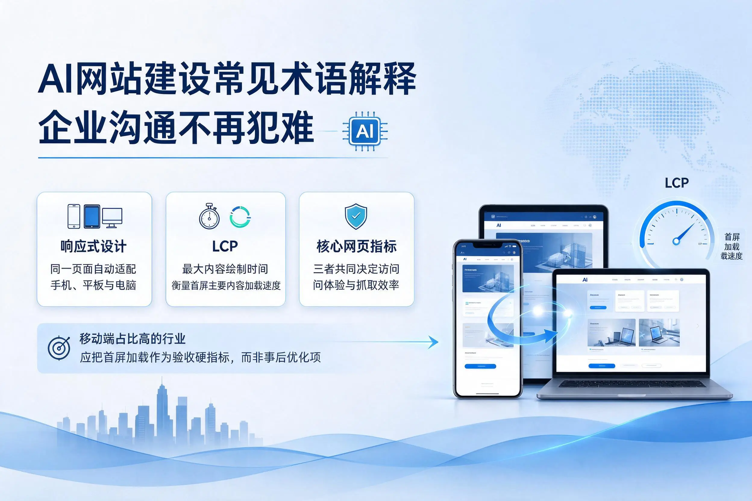 AI网站建设常见术语解释,塔城企业沟通不再犯难