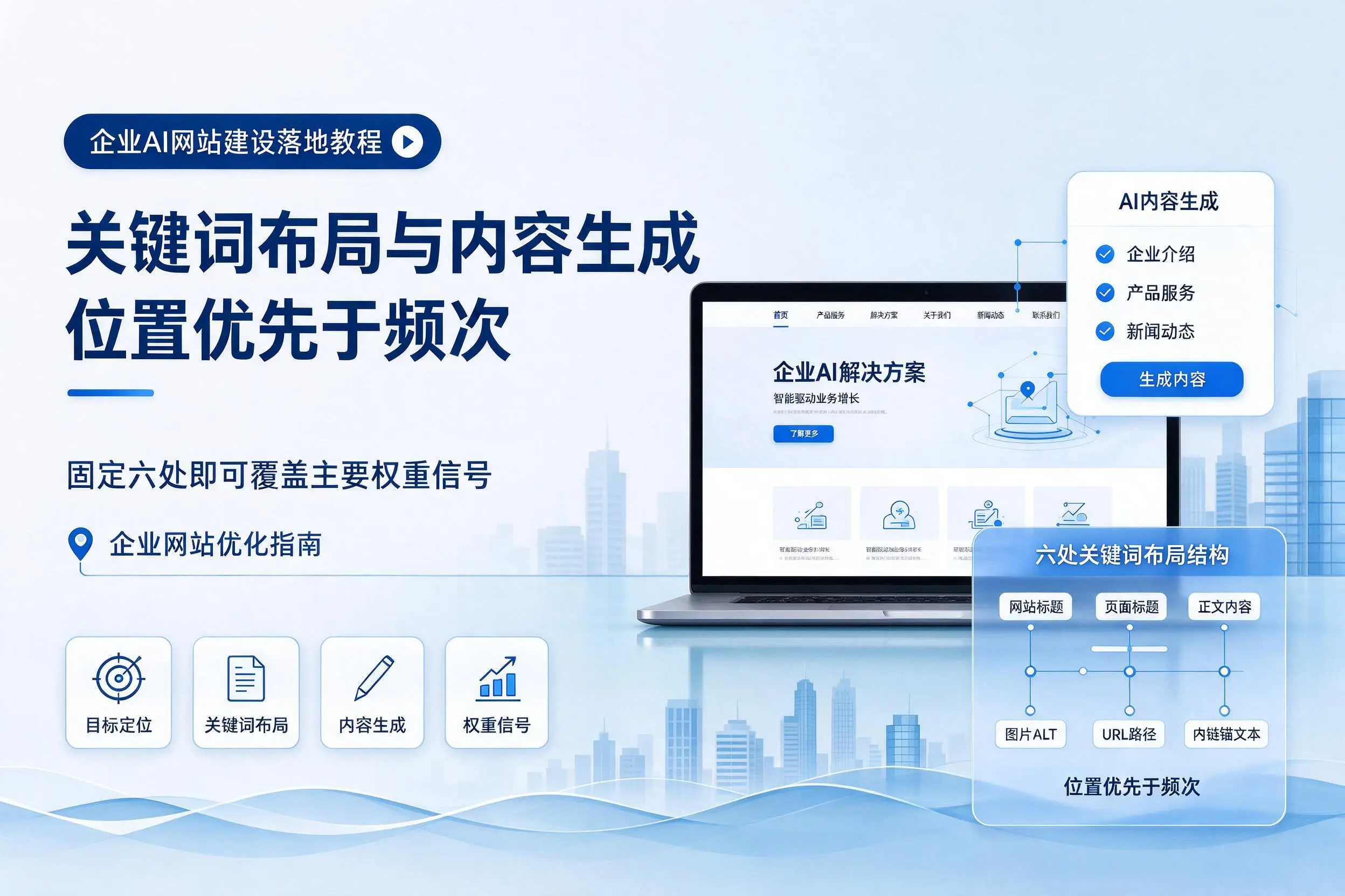 塔城企业AI网站建设落地教程:关键词布局与内容生成