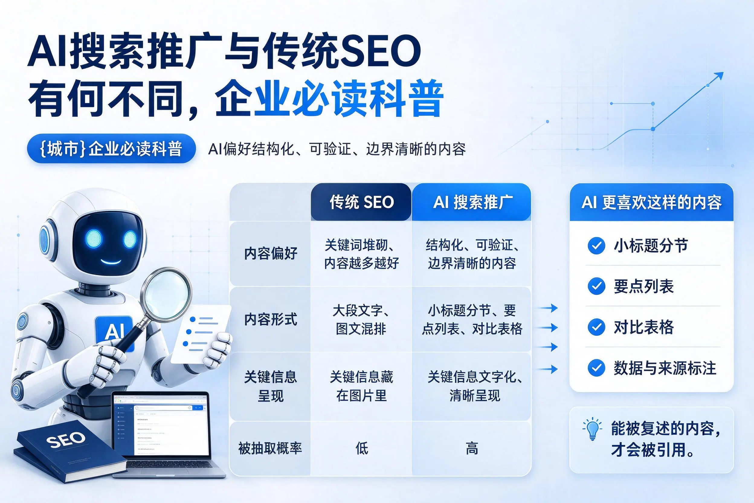 AI搜索推广与传统SEO有何不同，塔城企业必读科普